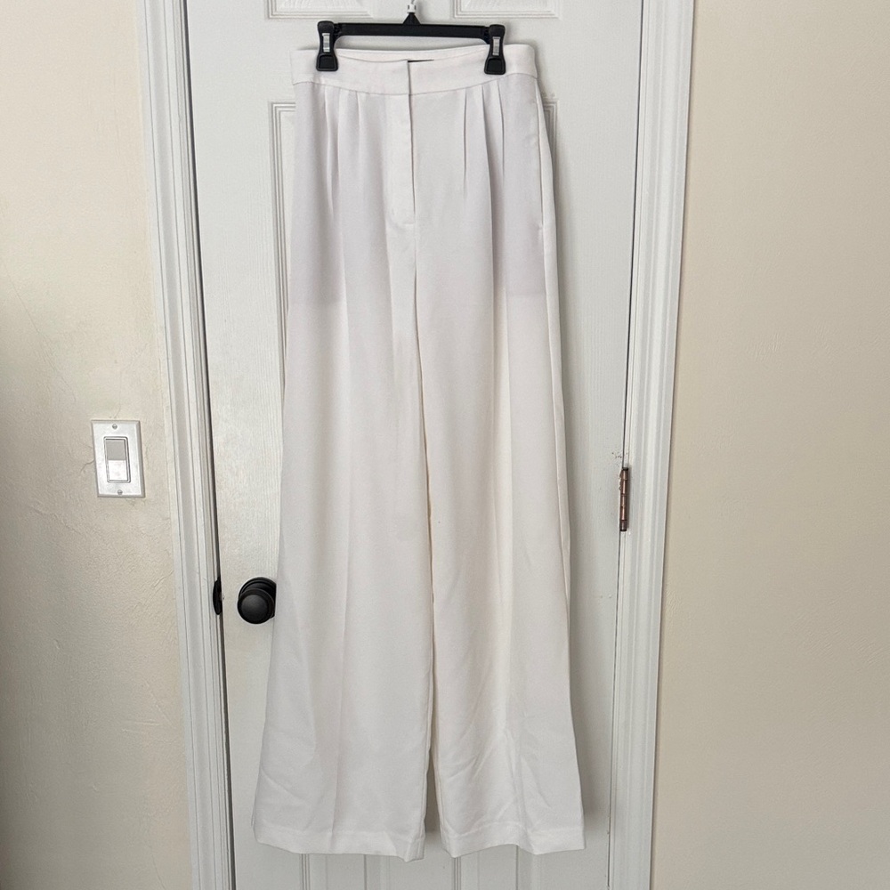 Express Classic White Trousers